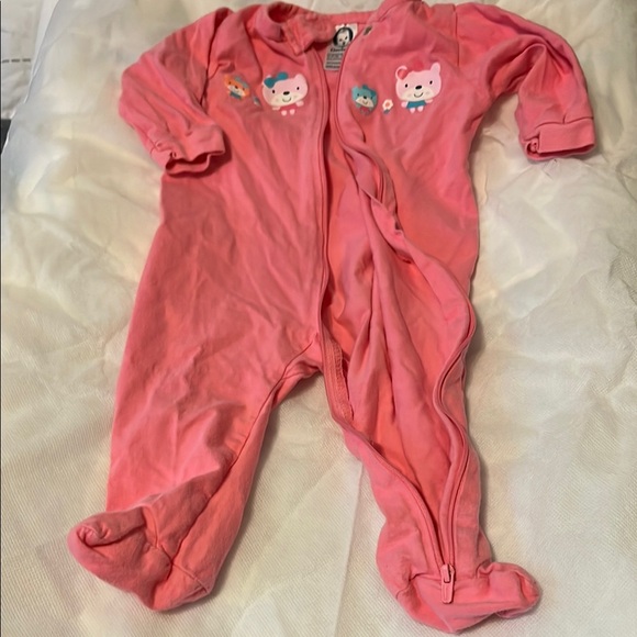Pink Kids One Piece with Cute Animal Design - Picture 1 of 2